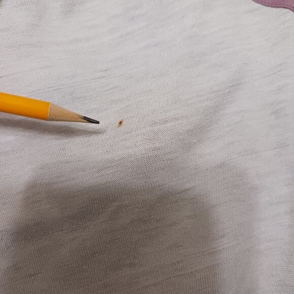 Vintage windbreaker mauve floral 2X Golden Girls grandmacore **No zipper pull** - Picture 11 of 11